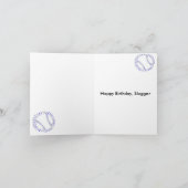 Gelukkige verjaardag, Slugger Kaart (Binnen)