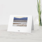 Gelukkige Verjaardag Sneeuwganzen bij Squaw Creek  Kaart (Achterkant)