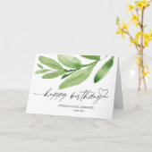 Gelukkige Verjaardag Sociale Afstand Quarantine Co Kaart (Gele Bloem)