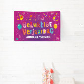 gelukkige verjaardag spandoek (Insitu)