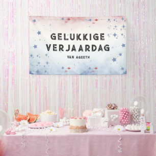 gelukkige verjaardag spandoek