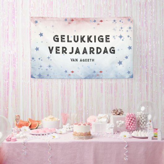 gelukkige verjaardag spandoek (Feest)