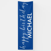 gelukkige verjaardag spandoek (Verticaal)