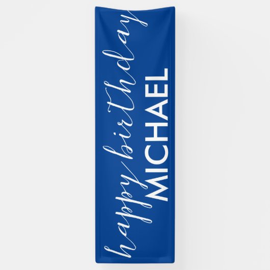 gelukkige verjaardag spandoek (Verticaal)