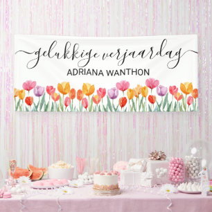 gelukkige verjaardag spandoek