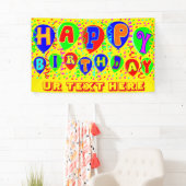 Gelukkige verjaardag spandoek (Insitu)