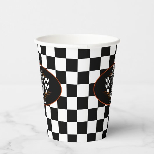 Gelukkige Verjaardag Sport Auto Racing Party Suppl Papieren Bekers (Rechts)