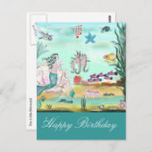 Gelukkige verjaardag Sprookje Briefkaart (Voorkant / Achterkant)