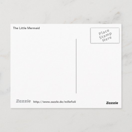 Gelukkige verjaardag Sprookje Briefkaart (Achterkant)