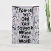 Gelukkige verjaardag Squeaky! Kaart (Voorkant)