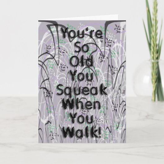 Gelukkige verjaardag Squeaky! Kaart (Voorkant)