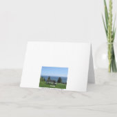 Gelukkige Verjaardag-St George Bench Kaart (Achterkant)