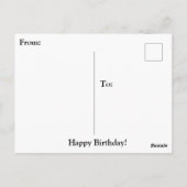 Gelukkige verjaardag Steenbok Horoscoop Dierenriem Briefkaart (Achterkant)