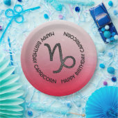 Gelukkige Verjaardag Steenbok Horoscoop Zodiac Papieren Bordje (Feest)