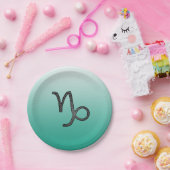 Gelukkige Verjaardag Steenbok Horoscoop Zodiac Papieren Bordje (Feest)