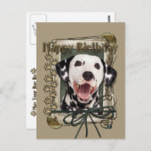 Gelukkige Verjaardag - Stenen Pootjes - Dalmatisch Briefkaart (Voorkant / Achterkant)