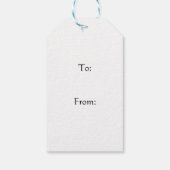 Gelukkige Verjaardag Sterren en Ballonnen Cadeaulabel (Achterkant)