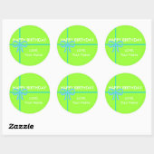 GELUKKIGE VERJAARDAG STICKERS (Vel)