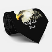 Gelukkige verjaardag stoere oude vogel kale adelaa stropdas (Opgerold)