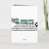 Gelukkige Verjaardag - Stone Paws - Cavalier Kaart (Achterkant)