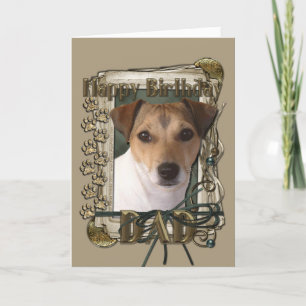 Gelukkige Verjaardag - Stone Paws - Jack Russell - Kaart