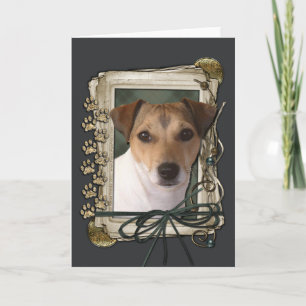 Gelukkige Verjaardag - Stone Paws - Jack Russell Kaart