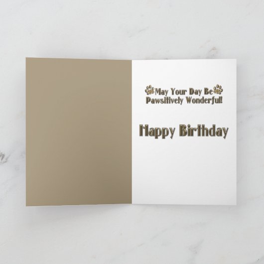 Gelukkige Verjaardag - Stone Paws - West Highland Kaart (Binnen)