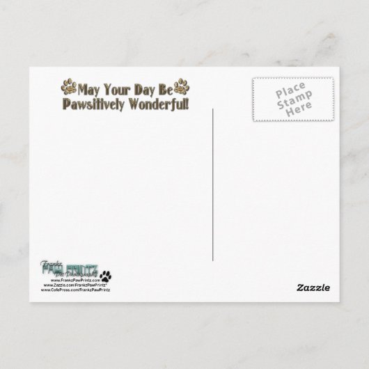 Gelukkige verjaardag - Stone Paws - Yorkshire Terr Briefkaart (Achterkant)