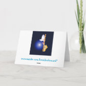 Gelukkige verjaardag strandkaart kaart (Achterkant)