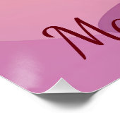 Gelukkige verjaardag Strawberry Ijs Kawaii Perfect Poster (Hoek)