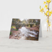 Gelukkige Verjaardag - stroom van de rivier Kaart (Gele Bloem)