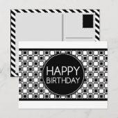 gelukkige verjaardag (studioSquares) Briefkaart (Voorkant / Achterkant)