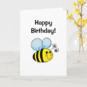 Gelukkige verjaardag! (stuntel bij) kaart (Gele Bloem)