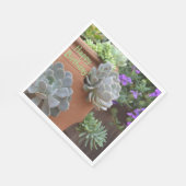 Gelukkige Verjaardag Succulent Verslaafde Servet (Hoek)