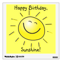 Gelukkige verjaardag, Sunshine!