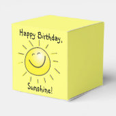 Gelukkige verjaardag, Sunshine! Bedankdoosjes (Achterkant)