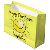 Gelukkige verjaardag, Sunshine! Large Cadeautasje (Voorkant Gekanteld)