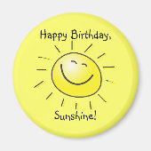 Gelukkige verjaardag, Sunshine! Magneet (Voorkant)