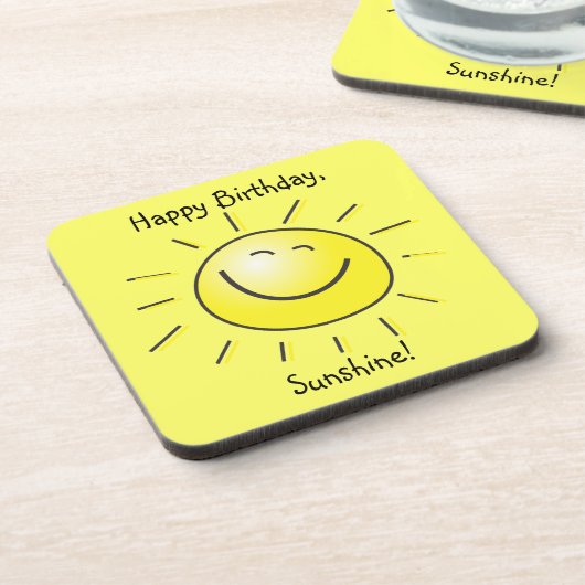 Gelukkige verjaardag, Sunshine! Onderzetter (Linkerzijde)