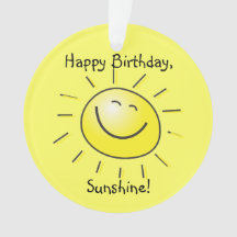 Gelukkige verjaardag, Sunshine!