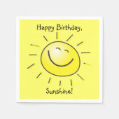 Gelukkige verjaardag, Sunshine! Servet (Voorkant)