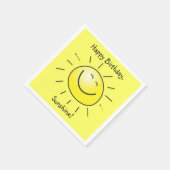 Gelukkige verjaardag, Sunshine! Servet (Hoek)