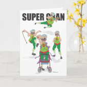 Gelukkige Verjaardag Super Gran Kaart (Gele Bloem)