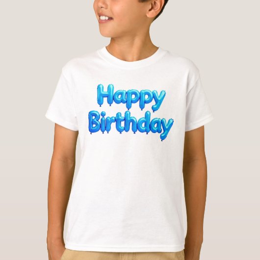 GELUKKIGE VERJAARDAG T-SHIRT (Voorkant)