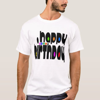 Gelukkige verjaardag t-shirt