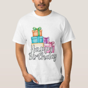 Gelukkige verjaardag t-shirt