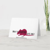 Gelukkige Verjaardag Taalliefhebber Kaart (Achterkant)