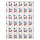 Gelukkige Verjaardag Tafelkleed Ballonnen (Voorkant)