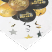 Gelukkige Verjaardag Tafelkleed Ballonnen Kat (Gekanteld)