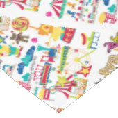 Gelukkige Verjaardag Tafelkleed Carnaval Circus (Gekanteld)